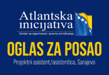 Oglas za posao – Projektni asistent/asistentica, Sarajevo