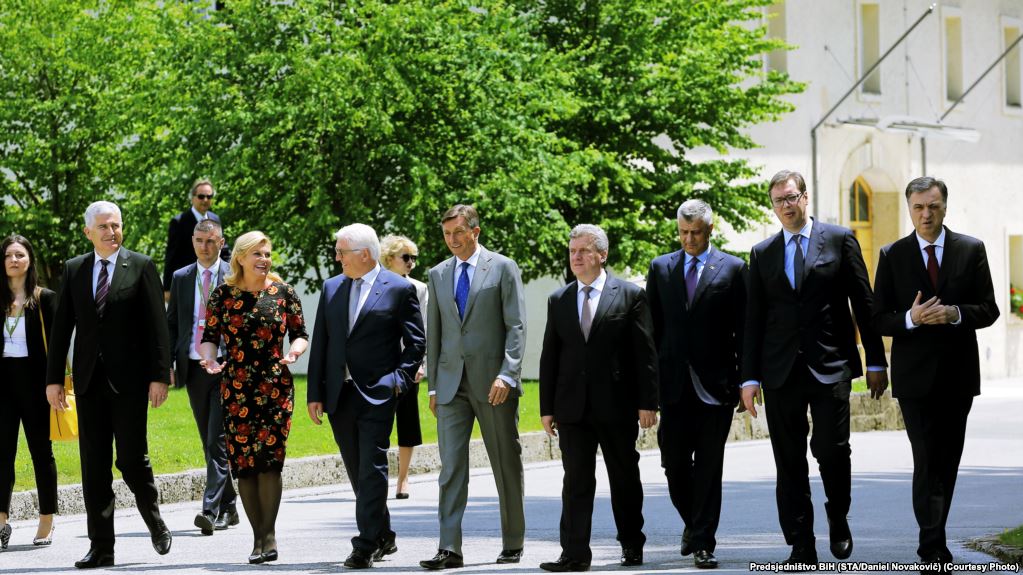 Balkanski lideri tokom samita na Bledu 2017. godine