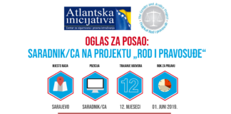 Ai Oglas za posao – Saradnik/ca na projektu „Rod i pravosuđe“
