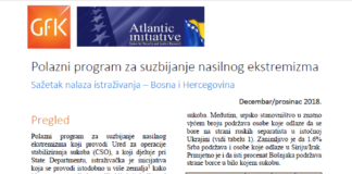 Polazni program za suzbijanje nasilnog ekstremizma – Sažetak nalaza istraživanja: Bosna i Hercegovina