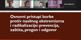 Deseta online radionica: Suzbijanje nasilnog ekstremizma i radikalizacije