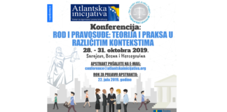 Najava međunarodne konferencije: “Rod i pravosuđe: teorija i praksa u različitim kontekstima” – PRIJAVITE SE!