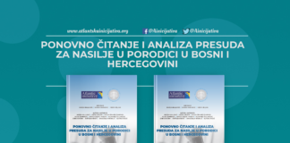 Nova publikacija Atlantske inicijative: “Ponovno čitanje i analiza presuda za nasilje u porodici u Bosni i Hercegovini”